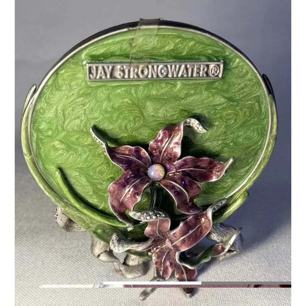 Vtg Jay Strongwater Orchid 3.5